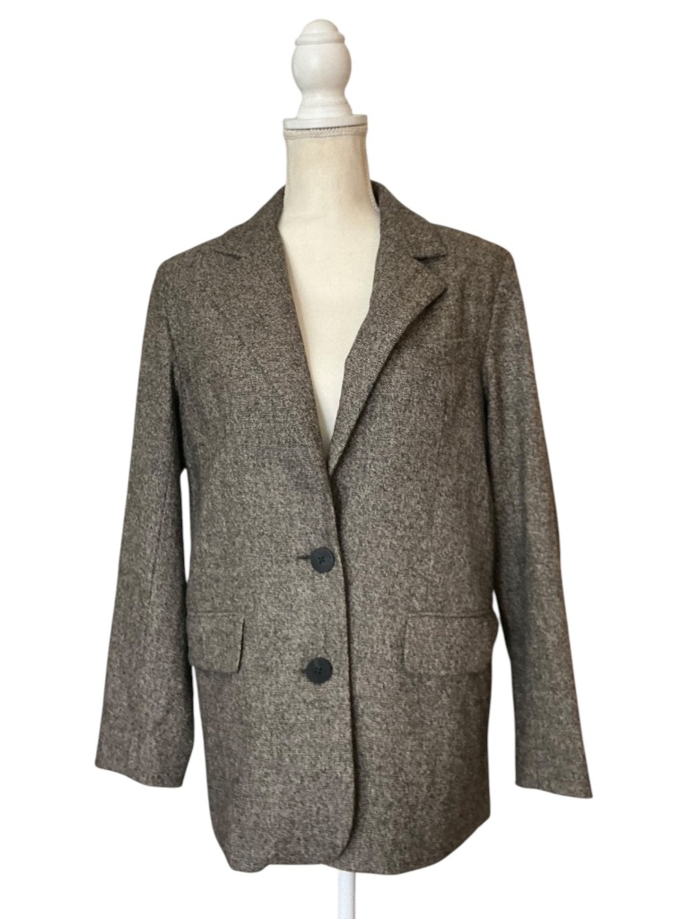 No. 6 Store Leon Wool Cashmere Blazer Gray Size 1 Made USA $475
